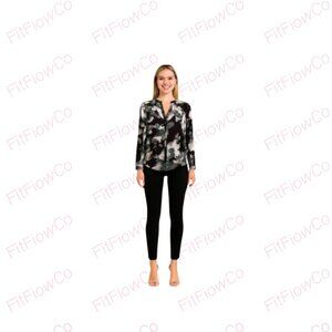 ⚡Jennifer Lopez Floral Chiffon Blouse 🌸 Size XS (Runs Large) – NWT